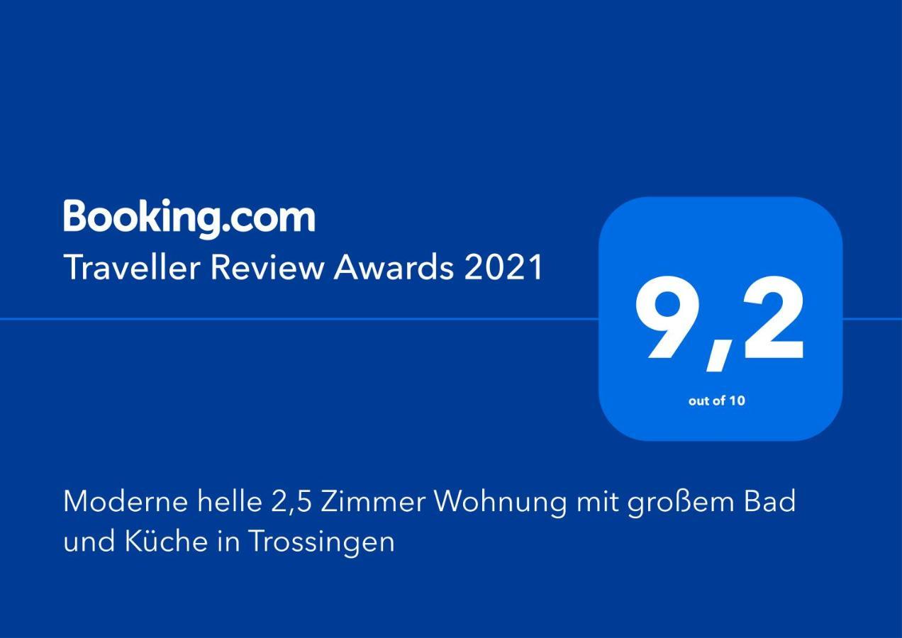 Moderne Helle 2,5 Zimmer Wohnung Mit Grossem Bad Und Kueche In Trossingen Exterior foto